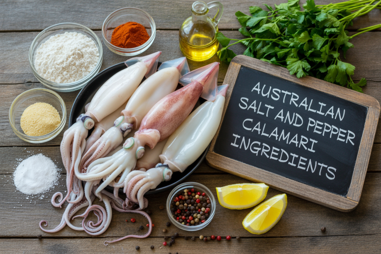 Australian Salt and Pepper Calamari Recipe - Ingredients