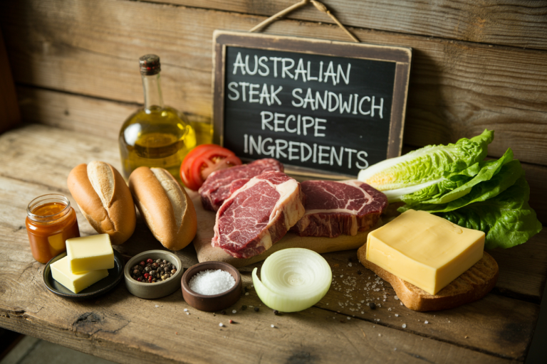 Australian Steak Sandwich Recipe - Ingredients
