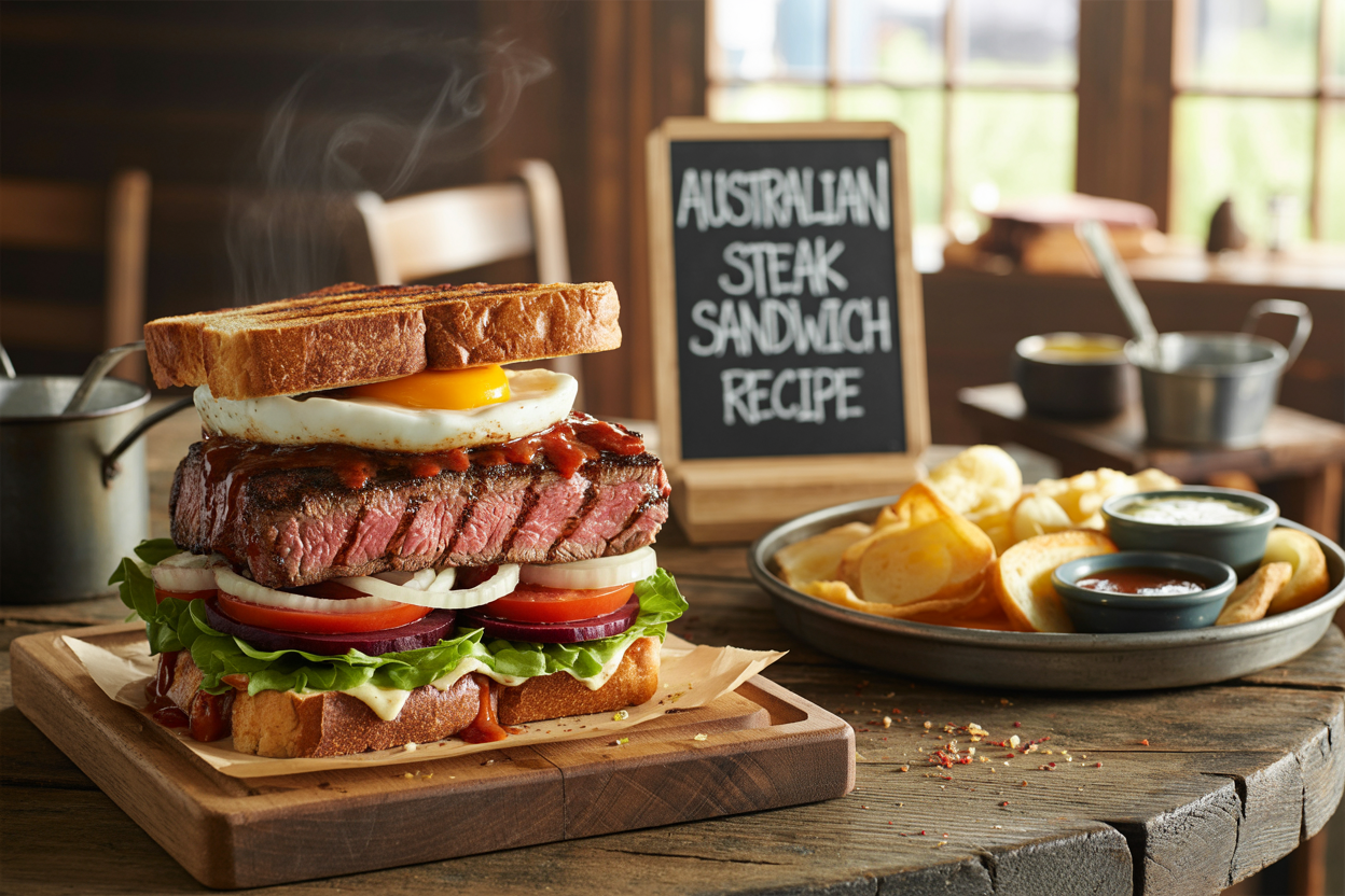 Australian Steak Sandwich Recipe