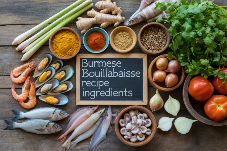 Burmese Bouillabaisse Recipe - Ingredients