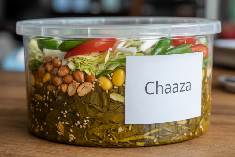 Burmese Chaaza Recipe - Storage