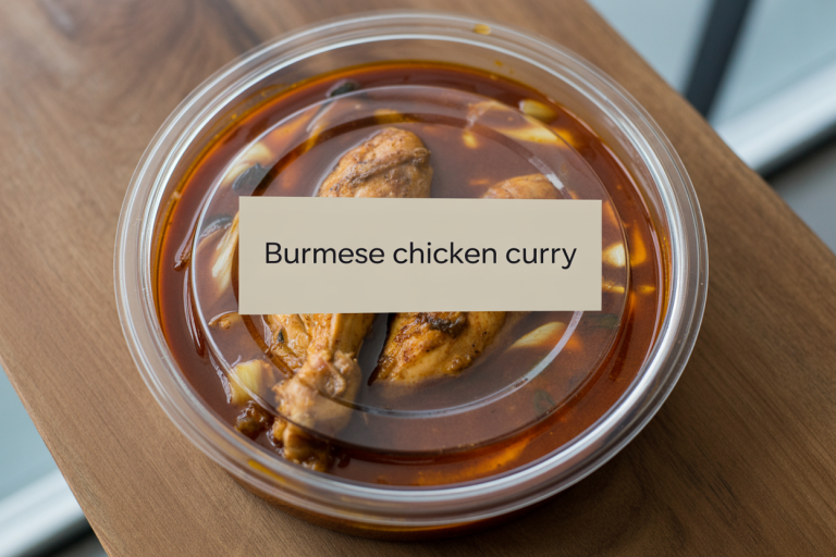 Burmese Chicken Curry Recipe - Storage