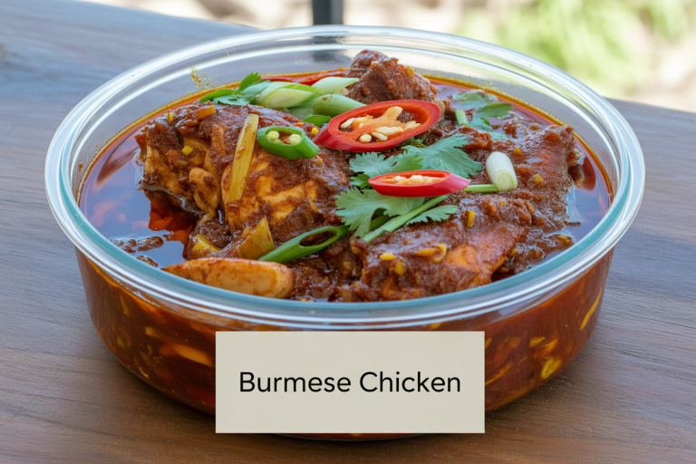 Burmese Chicken Recipe - Storage
