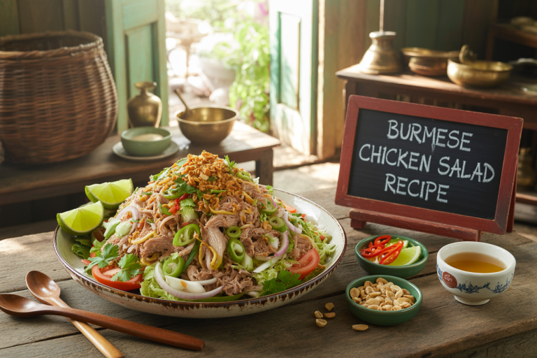 Burmese Chicken Salad Recipe