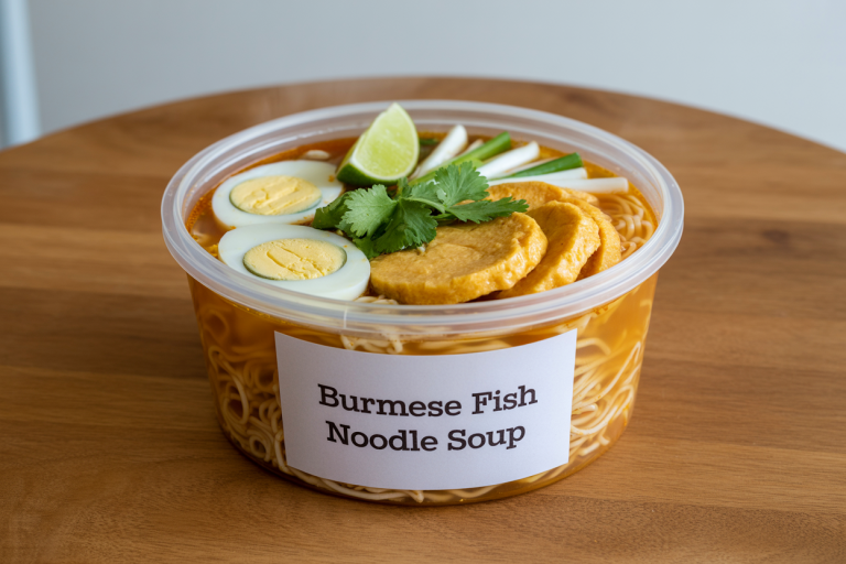 Burmese Fish Noodle Soup Recipe - Storage