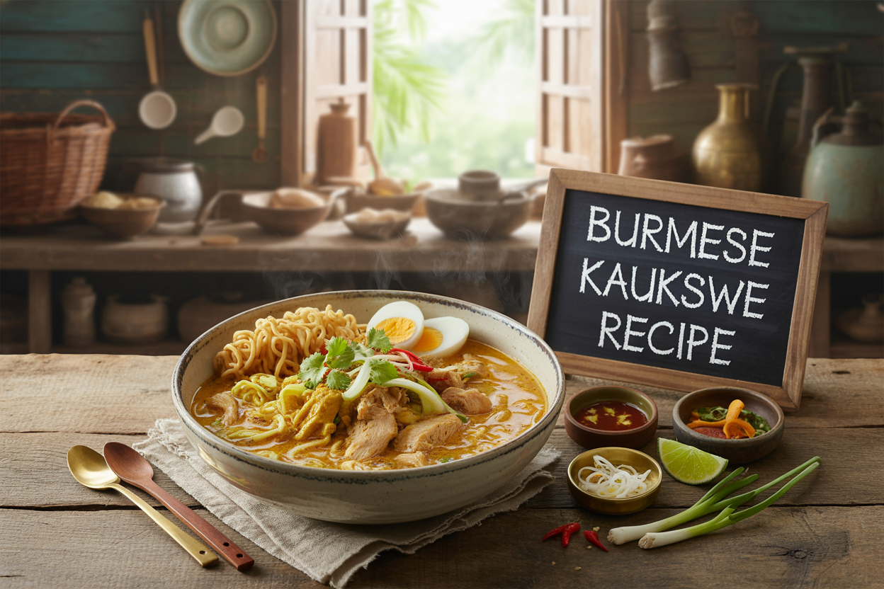 Burmese Kaukswe Recipe