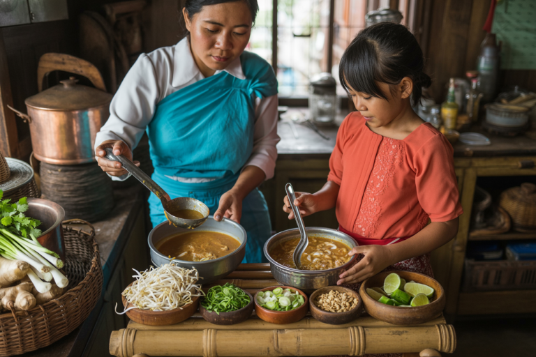 Burmese Khowsuey Recipe - Prep