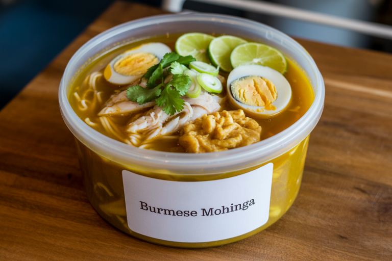 Burmese Mohinga Recipe - Storage