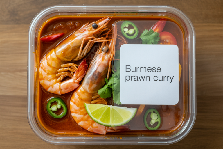 Burmese Prawn Curry Recipe - Storage