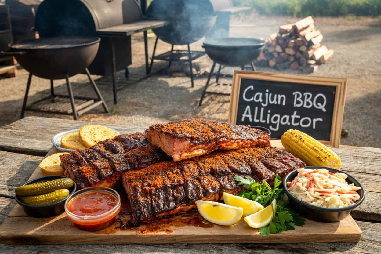 Cajun BBQ Alligator Recipe