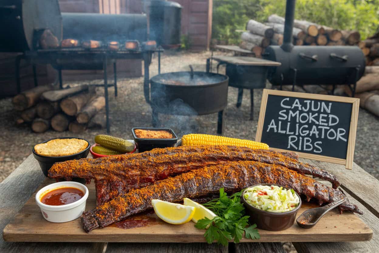Cajun Smoked Alligator Ribs Recipe