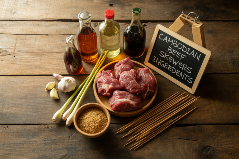 Cambodian Beef Skewers Recipe - Ingredients