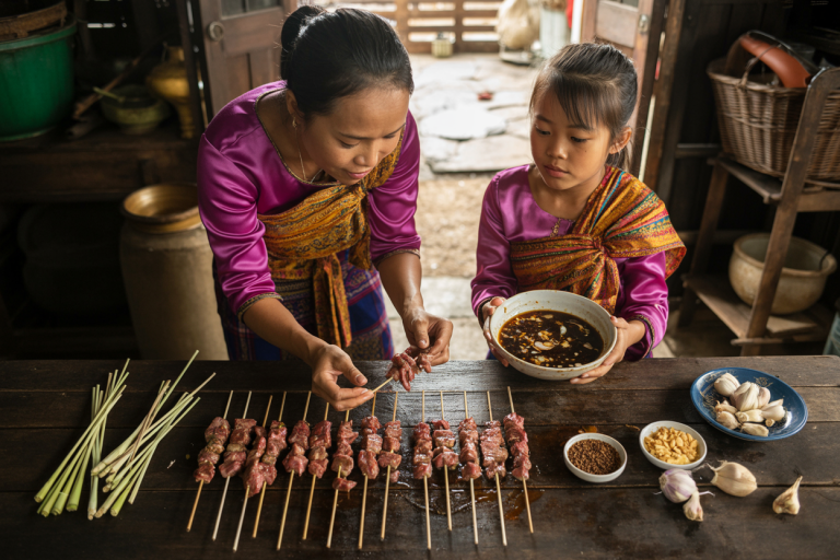 Cambodian Beef Skewers Recipe - Prep