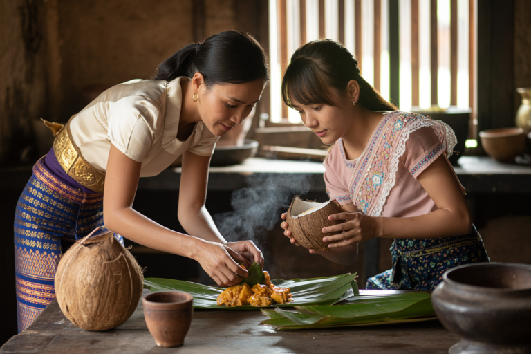 Cambodian Chicken Amok Recipe - Cooking