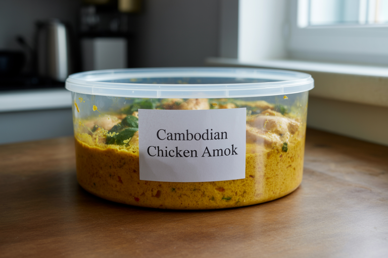 Cambodian Chicken Amok Recipe - Storage