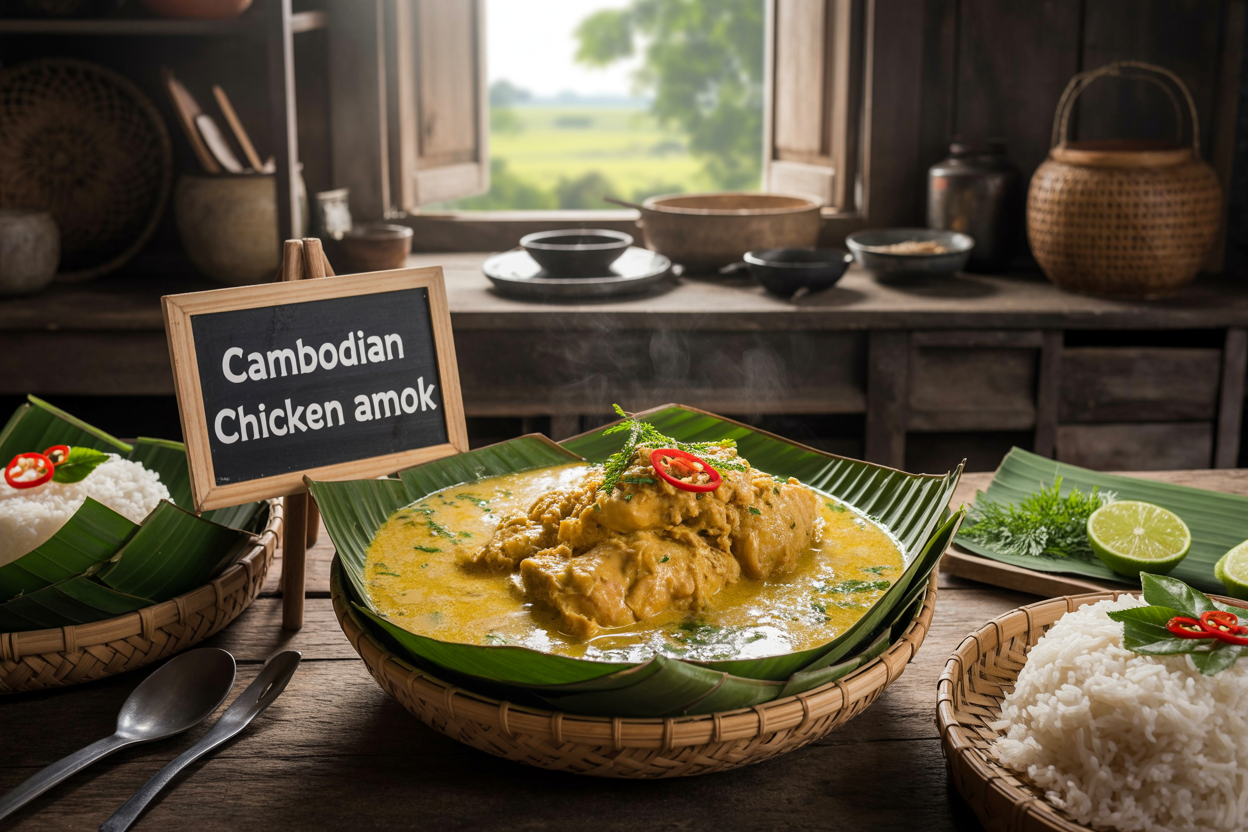 Cambodian Chicken Amok Recipe