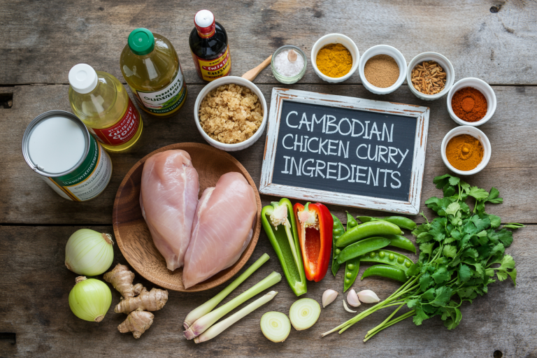 Cambodian Chicken Curry Recipe - Ingredients