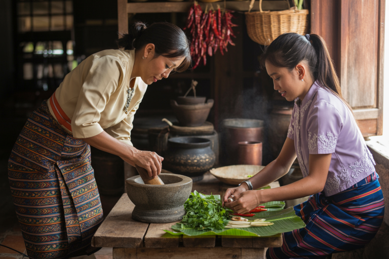 Cambodian Kaw Sach Chrouk Recipe - Cooking