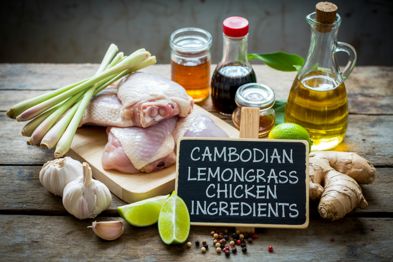 Cambodian Lemongrass Chicken Recipe - Ingredients