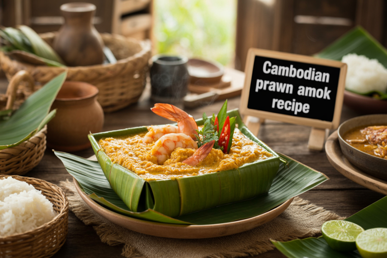 Cambodian Prawn Amok Recipe