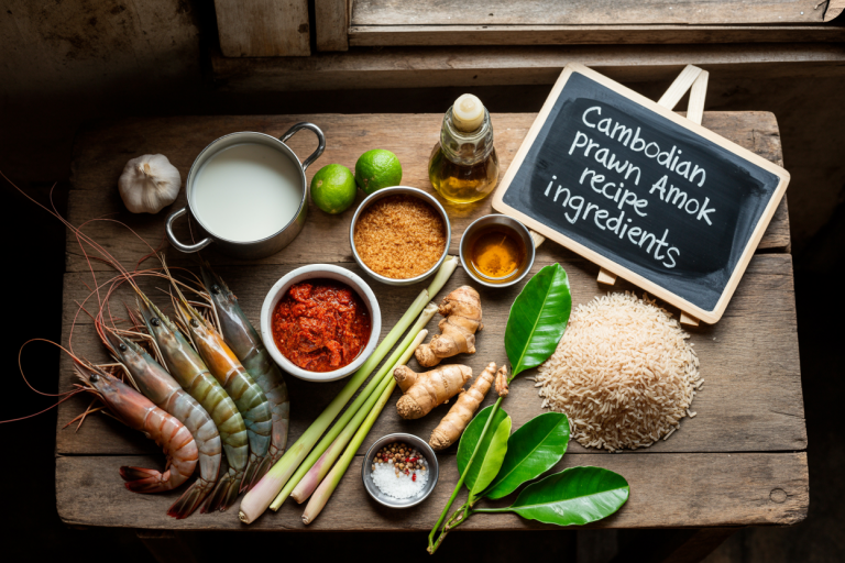 Cambodian Prawn Amok Recipe - Ingredients
