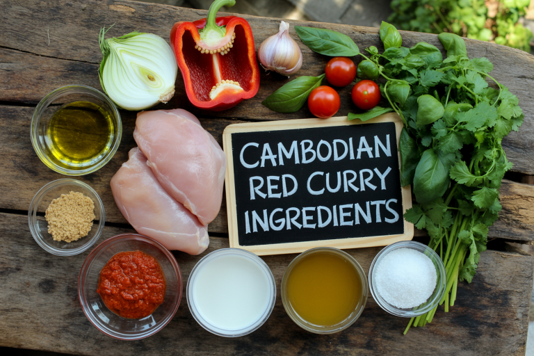 Cambodian Red Curry Recipe - Ingredients