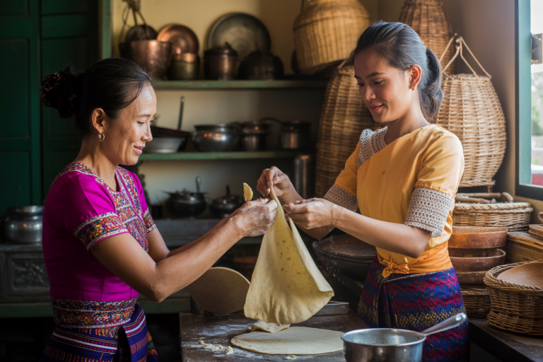 Cambodian Roti Recipe - Prep