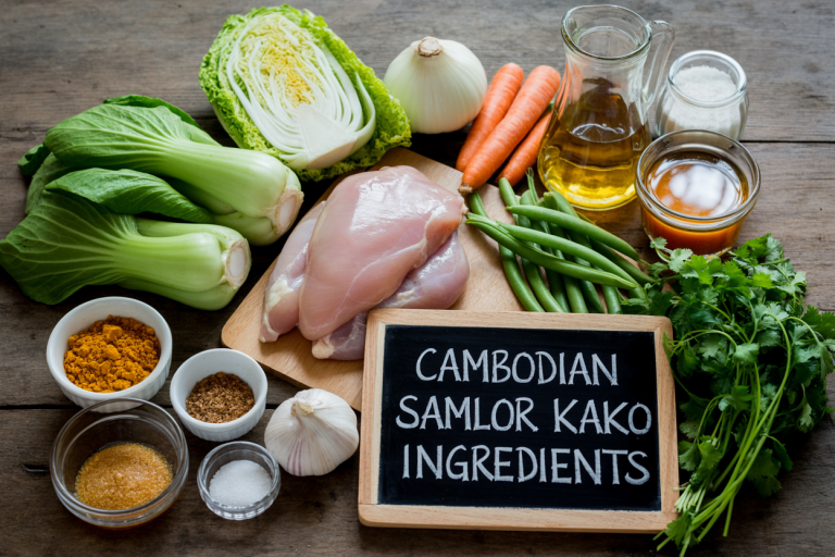 Cambodian Samlor Kako Recipe - Ingredients