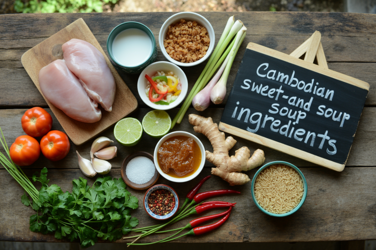 Cambodian Sweet-and-Sour Soup Recipe - Ingredients