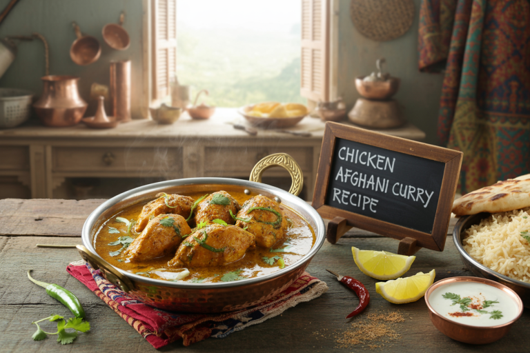 Chicken Afghani Curry Recipe