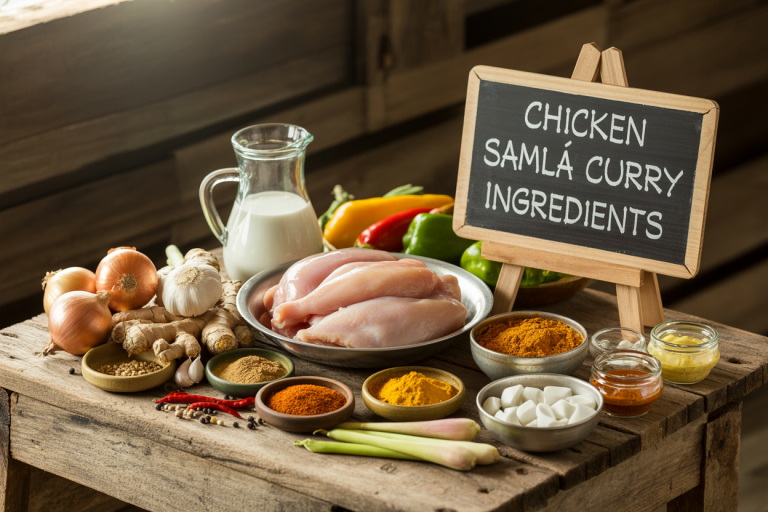 Chicken Samlá Curry Recipe - Ingredients