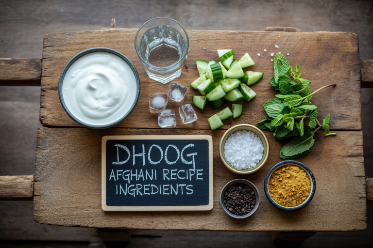 Dhoog Afghani Recipe - Ingredients