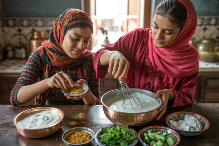 Dhoog Afghani Recipe - Prep