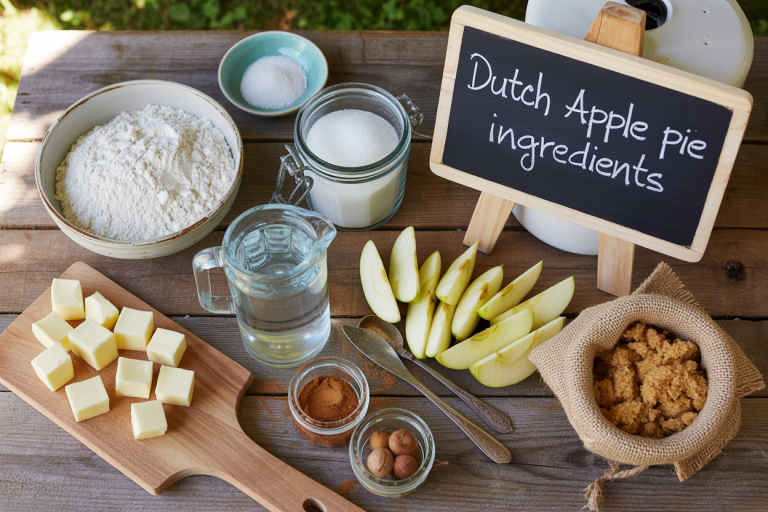 Dutch Apple Pie Recipe - Ingredients