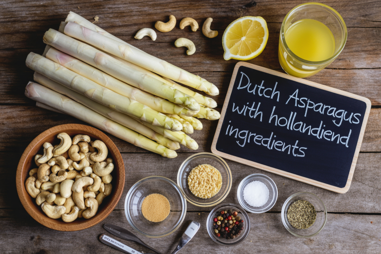 Dutch Asparagus with Hollandaise Recipe - Ingredients