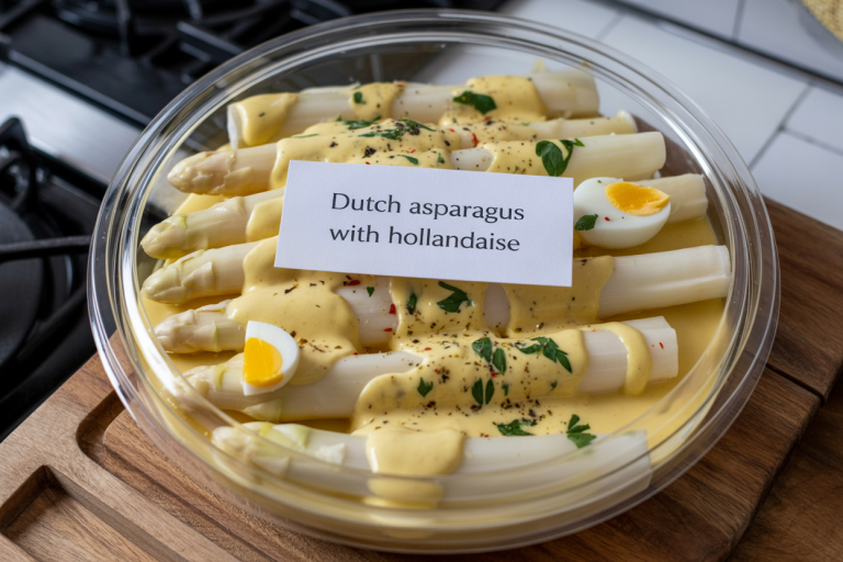 Dutch Asparagus with Hollandaise Recipe - Storage