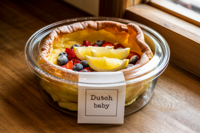 Dutch Baby Recipe - Storage
