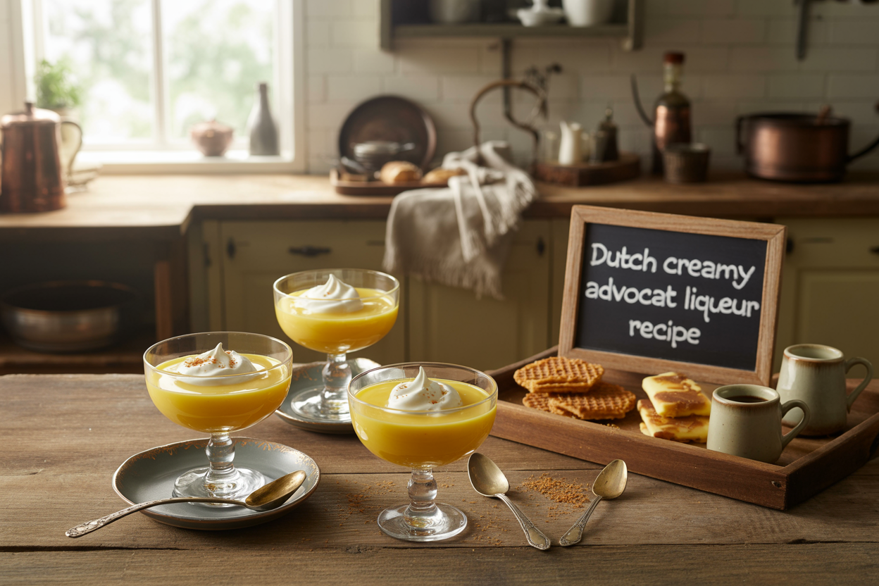 Dutch Creamy Advocaat Liqueur Recipe