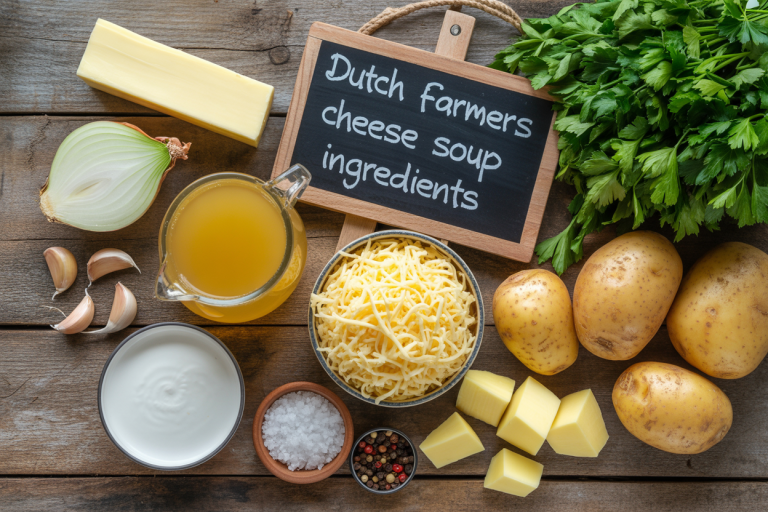Dutch Farmers Cheese Soup Recipe - Ingredients