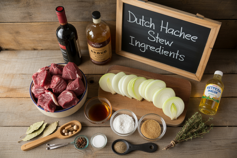 Dutch Hachee Stew Recipe - Ingredients