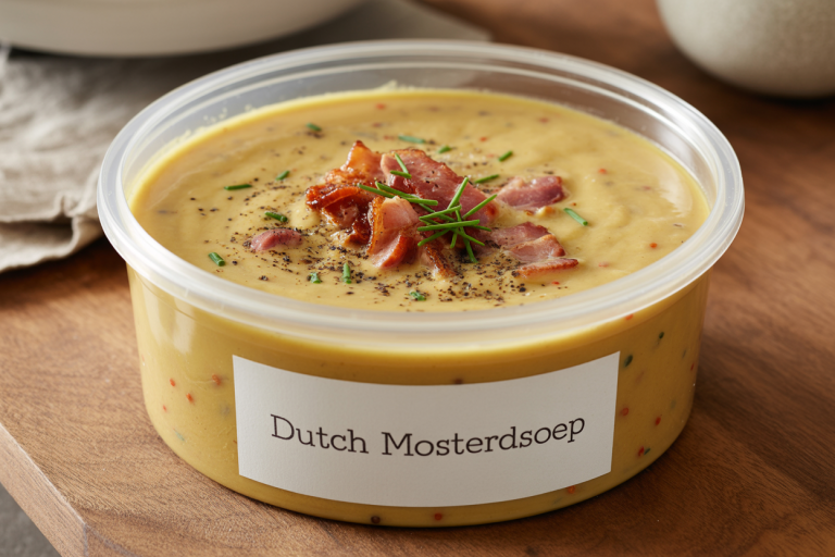 Dutch Mosterdsoep Recipe - Storage