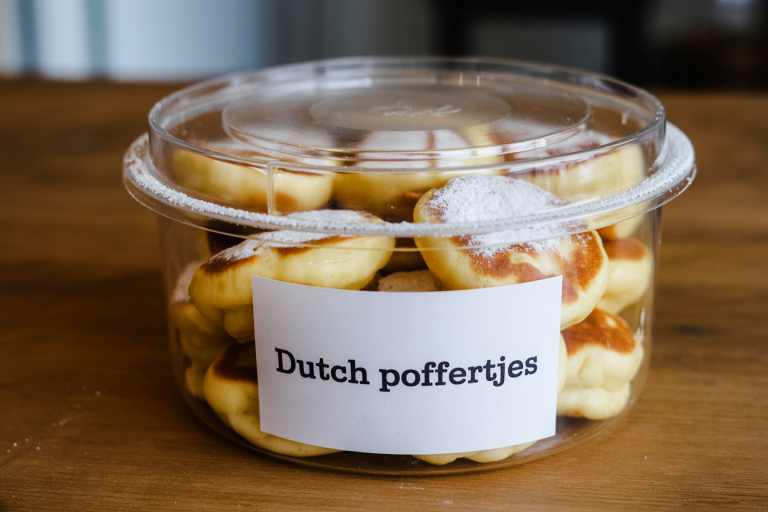 Dutch Poffertjes Recipe - Storage