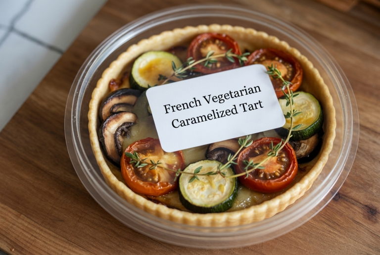French Vegetarian Caramelized Tart Recipe - Storage