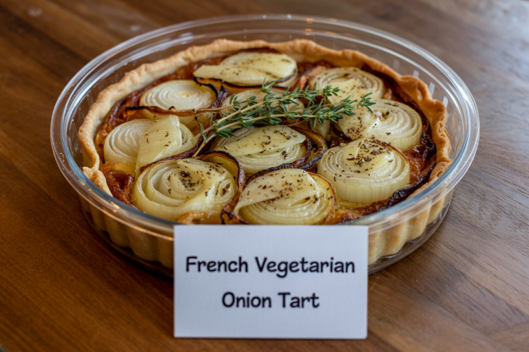 French Vegetarian Onion Tart Recipe - Storage