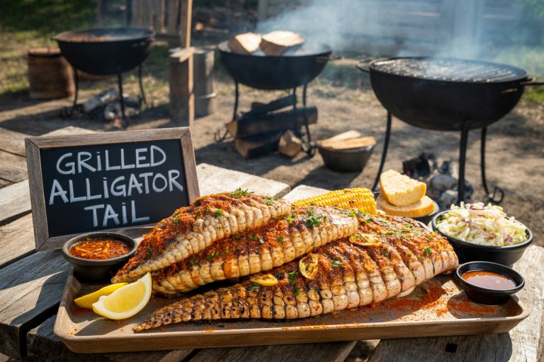 Grilled Alligator Tail Recipe