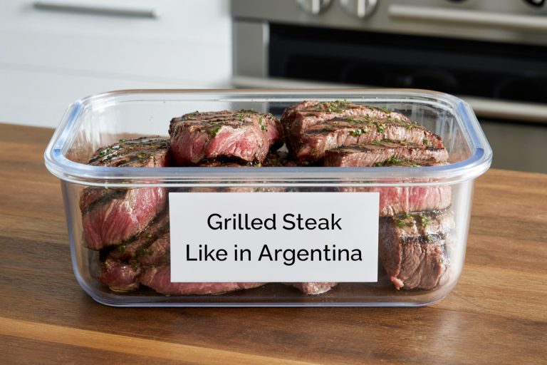 Grilled Steak Like in Argentina Recipe - Storage