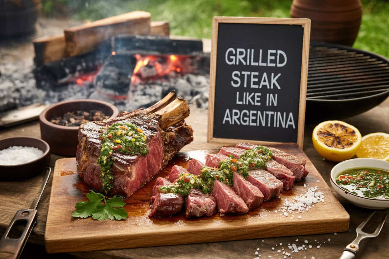 Grilled Steak Like in Argentina Recipe