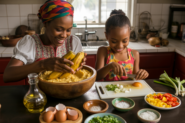 Haitian Breakfast Recipe - Prep