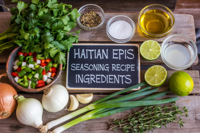 Haitian Epis Seasoning Recipe - Ingredients