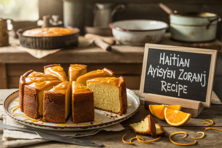 Haitian Gateau Ayisyen Zoranj Recipe